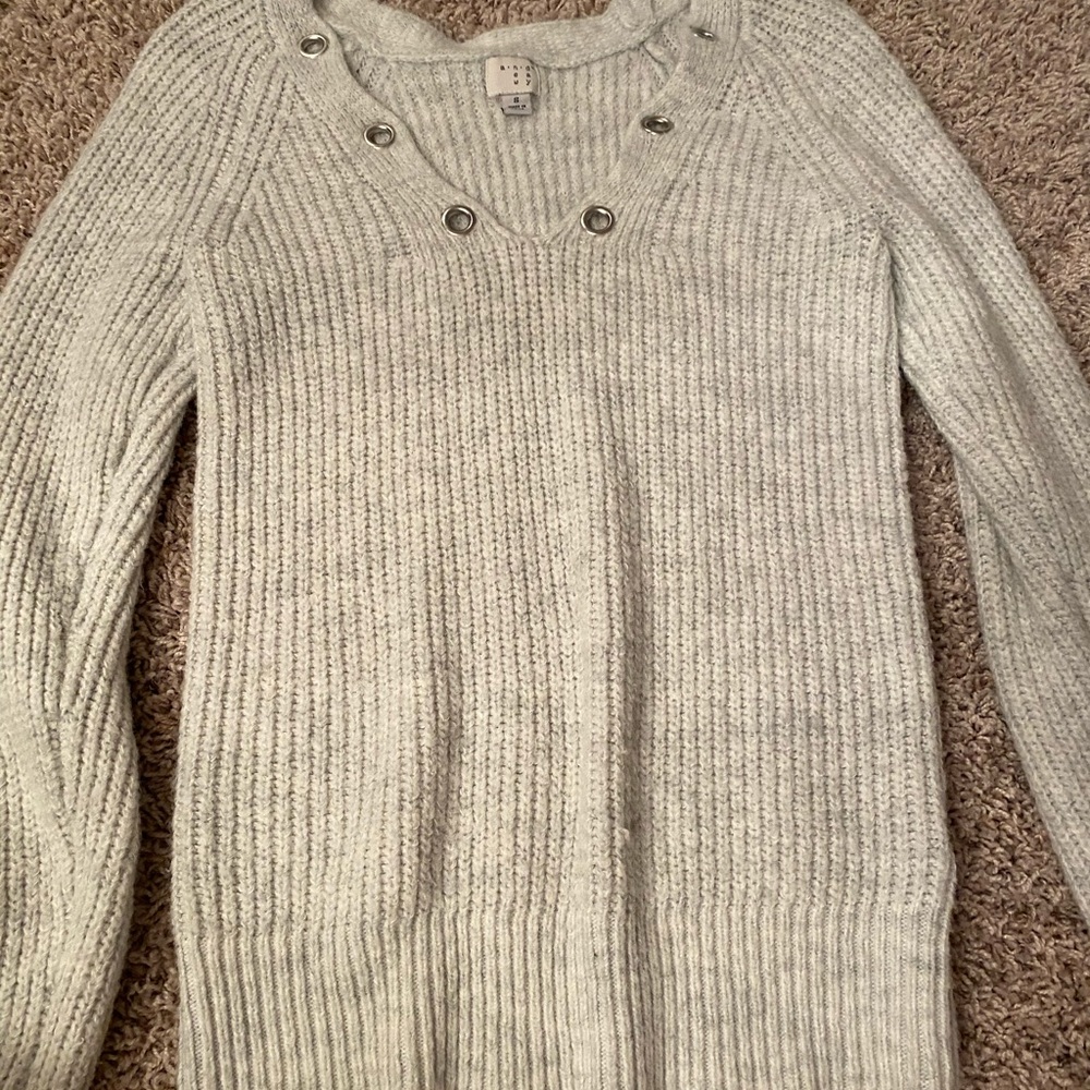 grey sweater:)